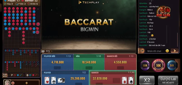 Chinh Phục Đỉnh Cao Baccarat BigWin Tại BomWin Cùng Cơ Hội Nhận Thưởng Khủng