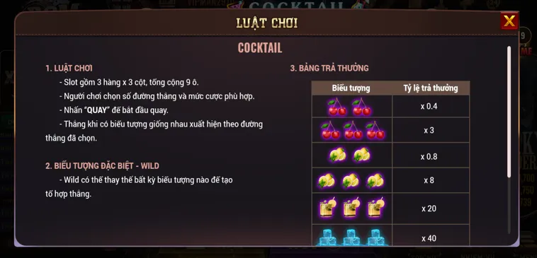 Chinh Phục Giải Thưởng Lớn Với Slot Game Cocktail Tại BomWin Đầy Cuốn Hút