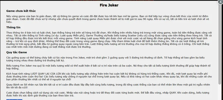 Bùng Cháy Đam Mê Cùng Slot Game Fire Joker Tại BomWin Đổi Thưởng Cực Khủng
