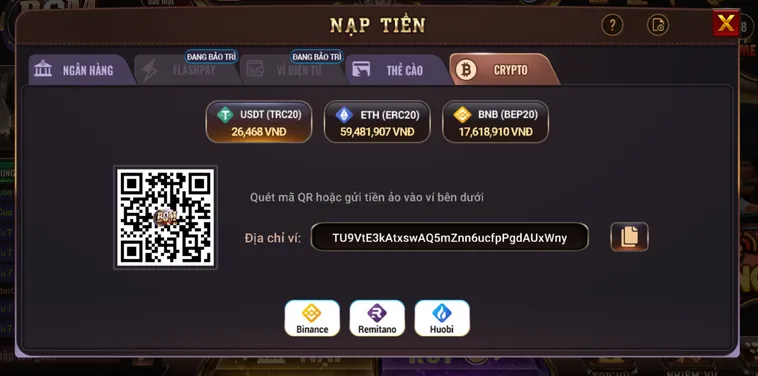 Nạp Tiền BomWin Siêu Tốc Bằng Nhiều Phương Thức Thanh Toán Uy Tín Nhất