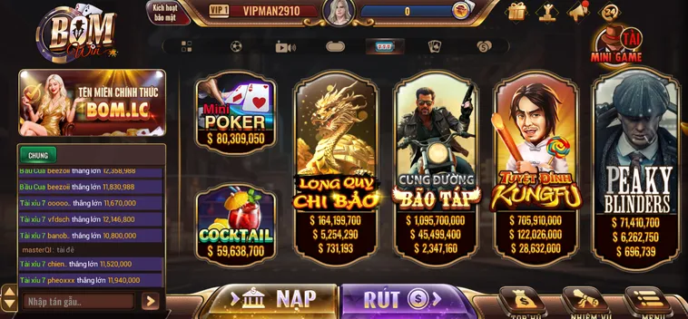 Khám Phá Ngay Siêu Phẩm Slot Game BomWin Đổi Thưởng Với Cơ Hội Thắng Lớn