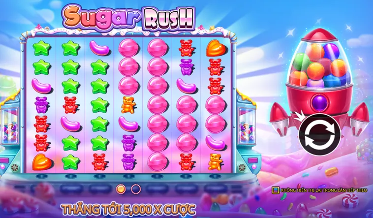 Bùng Nổ Vị Ngọt Cùng Slot Game Sugar Rush Tại BomWin Siêu Đỉnh Cao