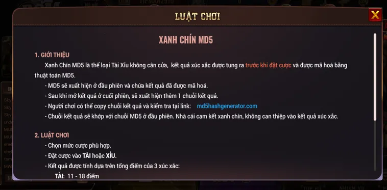 Chiến Thuật Thắng Lớn Tài Xỉu MD5 Tại BomWin Với Tỷ Lệ Cực Cao